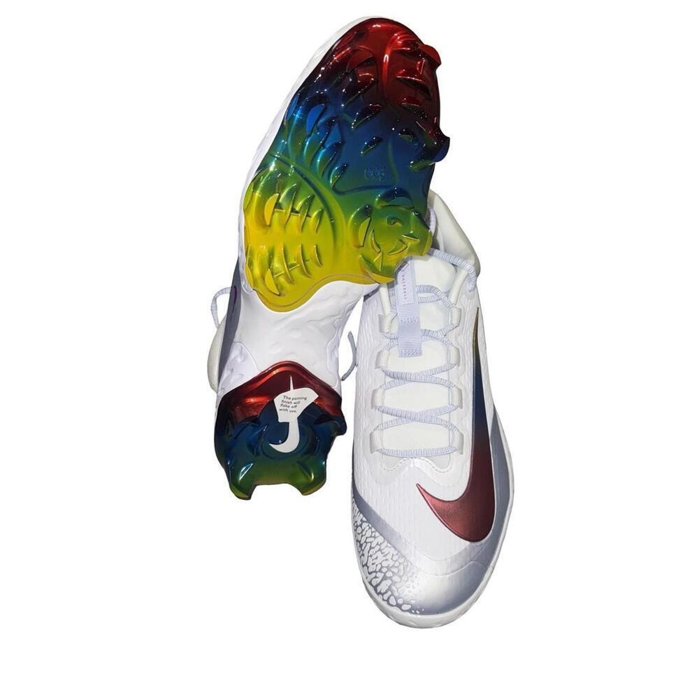 Nike Alpha Huarache Elite 4 Low MCS Baseball Cleats Sz 13 NEW FQ7724 106 RARE